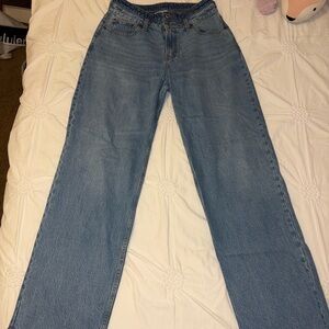 Abercrombie & Fitch Light Blue Curve Love Jeans